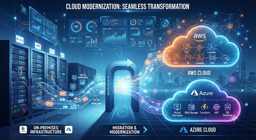 Modernizing Enterprise Workloads with AWS and Azure